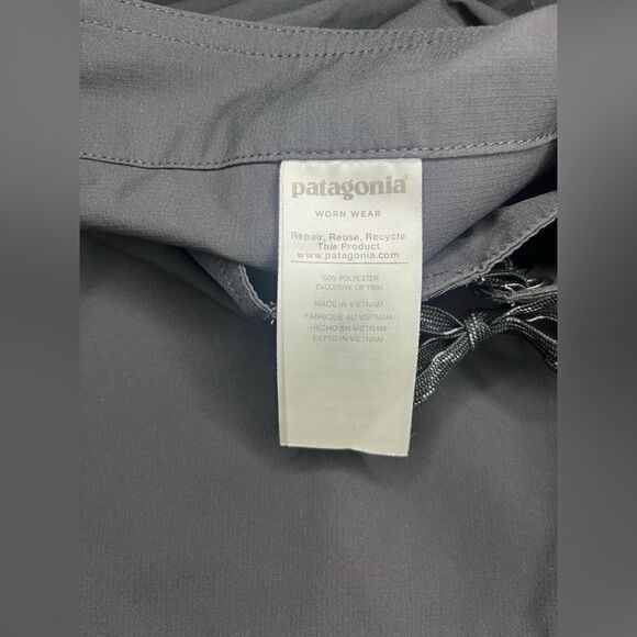 Patagonia Worn Wear W's Stretch black Hydro peak Board-shorts sz 18 - Picture 5 of 11